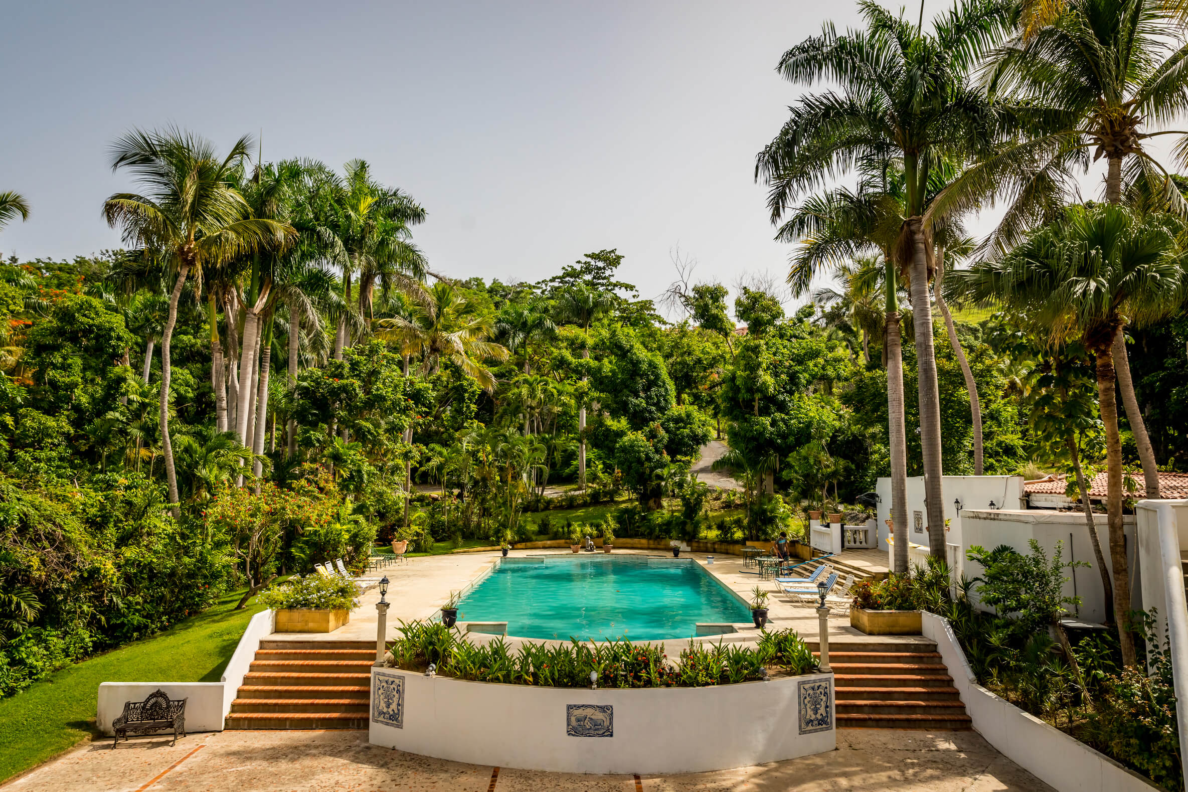 Outdoor fresh water pool at the Horned Dorset Primavera in Rincón.