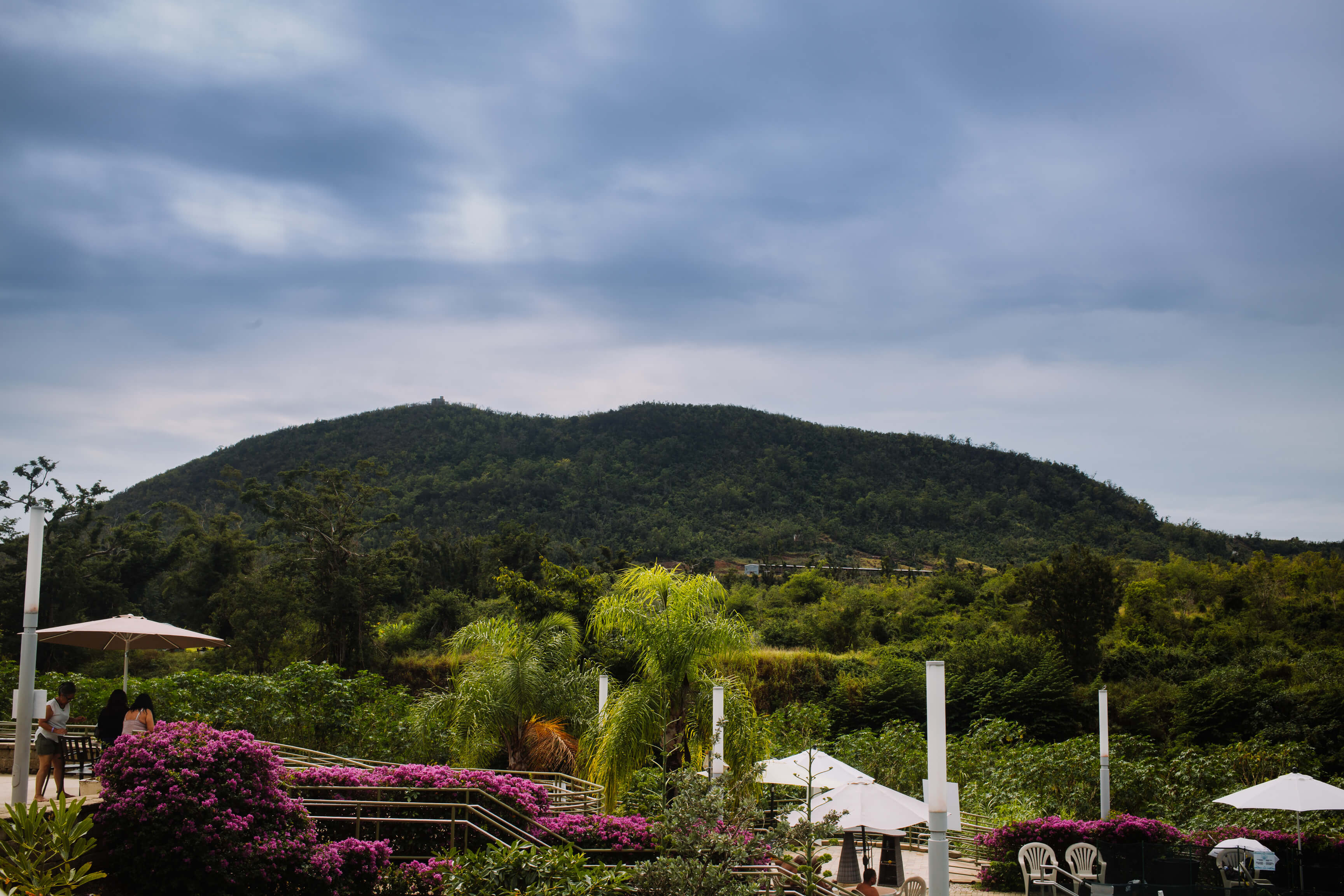 Coamo's beautiful and popular hot springs.