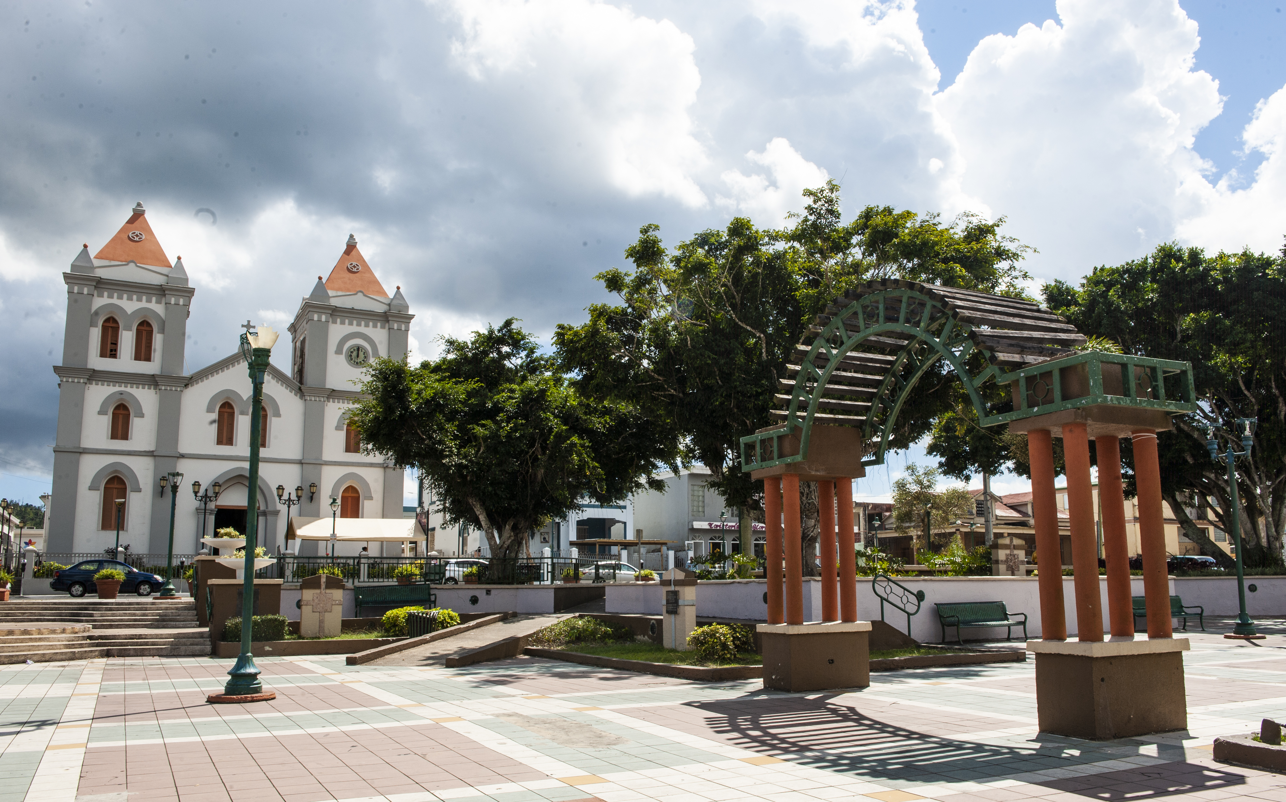 Aibonito's town square