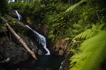 view of a waterfall at El Yunque