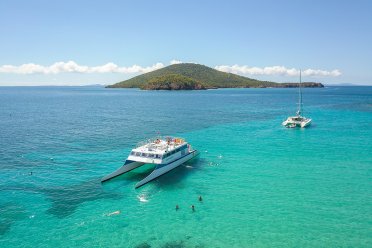 East Island Excursions boats near the island of Culebra.