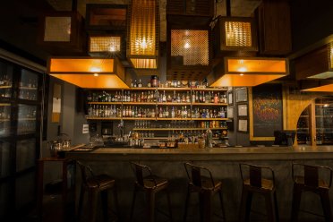 Interior shot of Cocina Abierta, a top San Juan restaurant known for its innovative take on Puerto Rican cuisine.