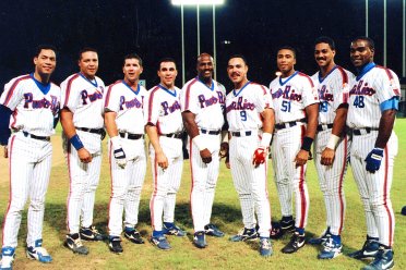  El equipo de béisbol puertorriqueño, el Dream Team.