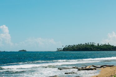 View of a beach in Vega Baja.