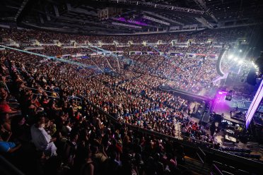Concert nigh at the Coliseo of Puerto Rico