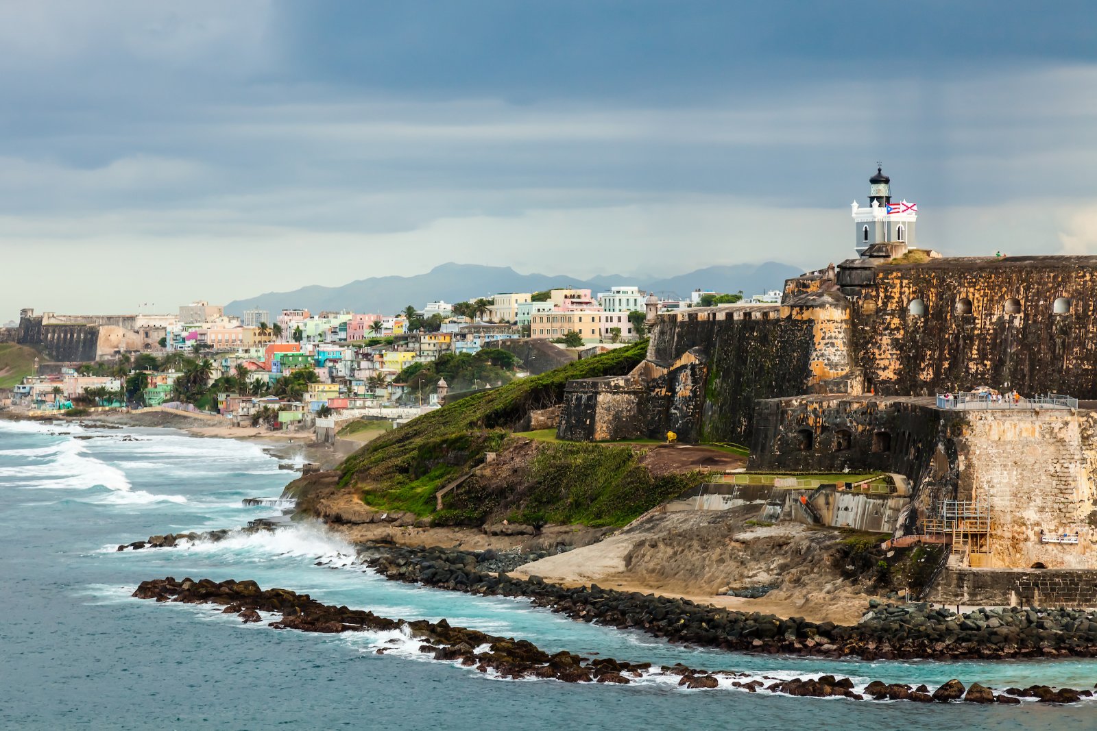 Aerial view of El Morro