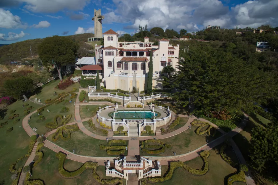 Castillo Serrallés in Ponce, home to Don Q heritage and a cultural stop on a Puerto Rico rum tour.