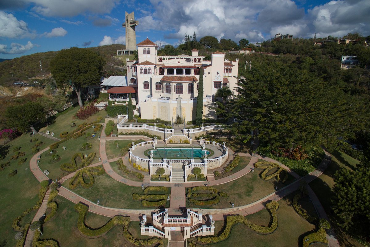 Vista aérea del Castillo Serrallés