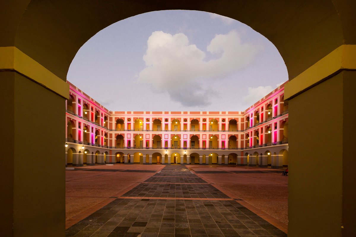 Interior del Cuartel de Ballajá.