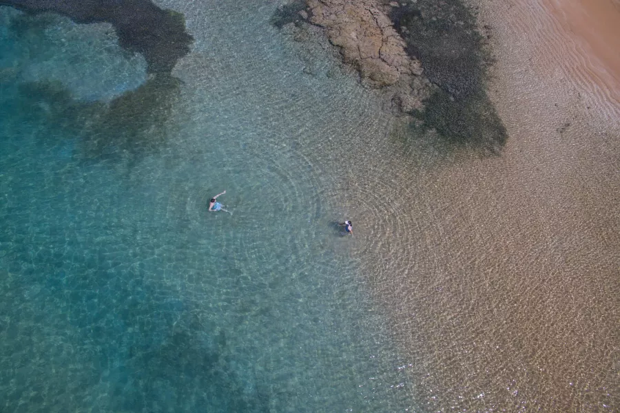 Exploring the crystal-clear waters of Fajardo, a top spot for snorkeling in Puerto Rico.