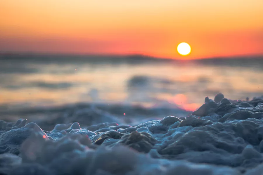 Playa de La Parguera al atardecer.