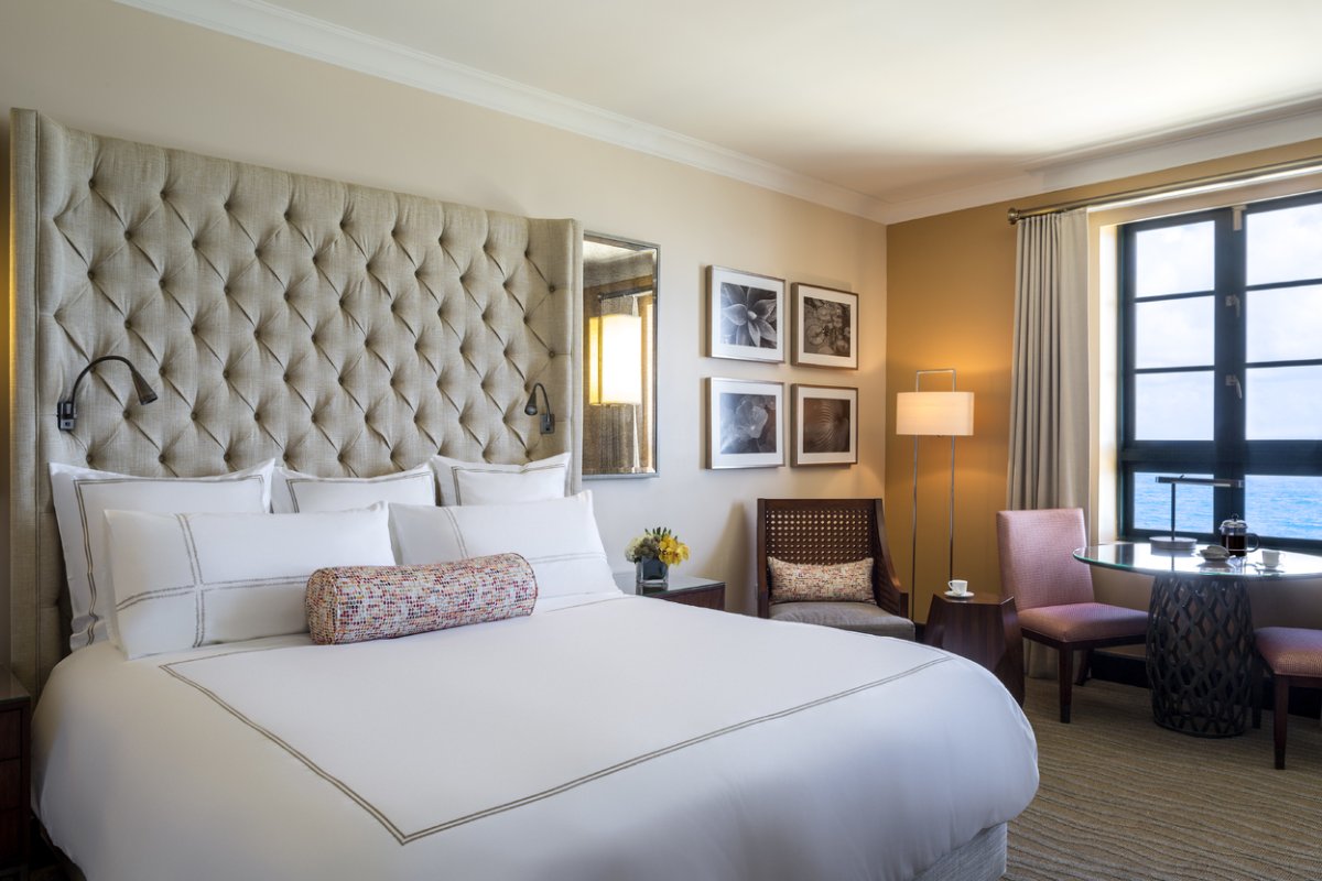 A hotel room at the Condado Vanderbilt in San Juan