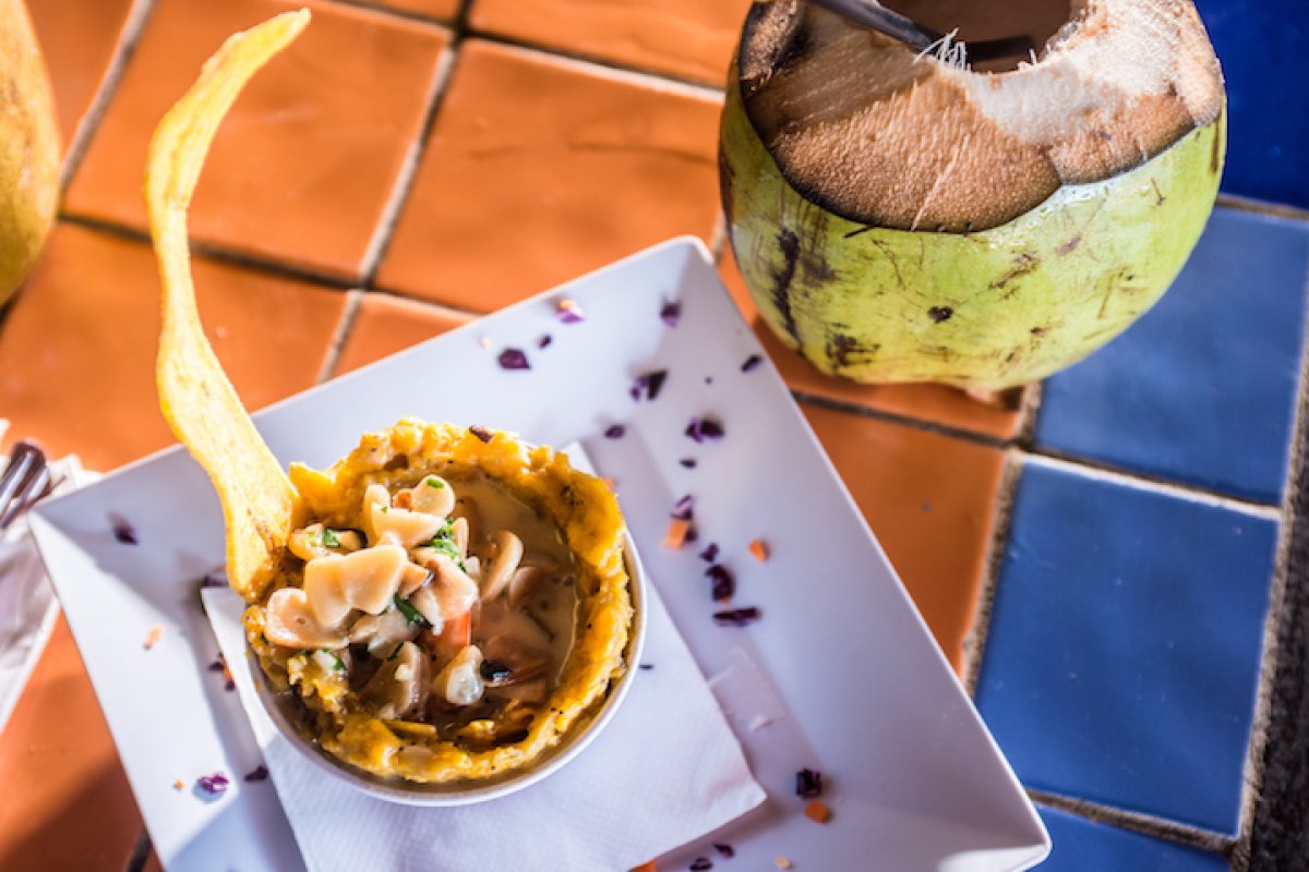 Enjoy local mofongo on a tour from the Spoon Food Tour company.