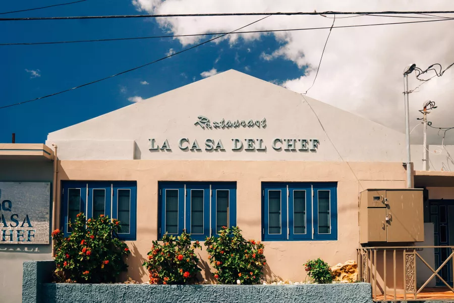 La Casa del Chef Restaurant in Ponce. 