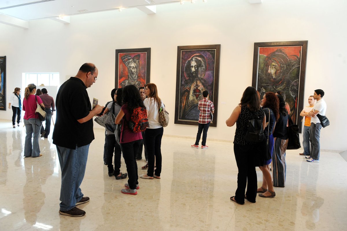 Vista interior del Museo de Arte de Bayamón.