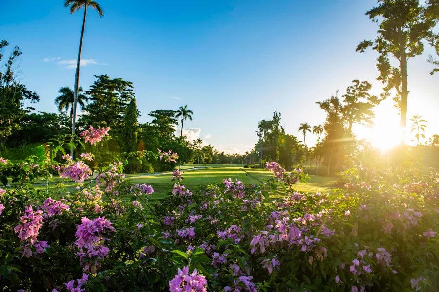 Oceanfront golf course at Dorado Beach, a Ritz-Carlton Reserve in Puerto Rico