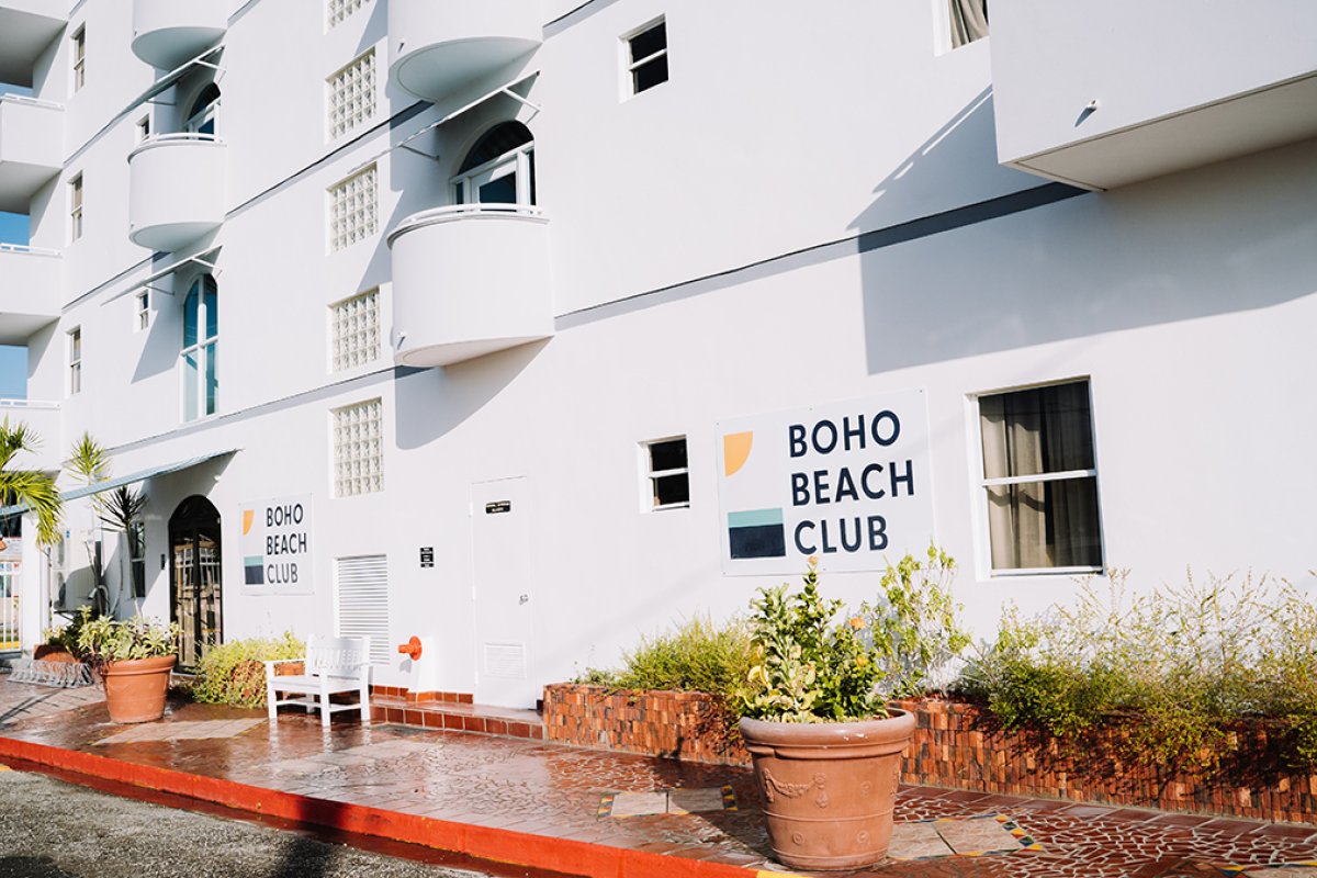 Entrance at Boho Beach Club