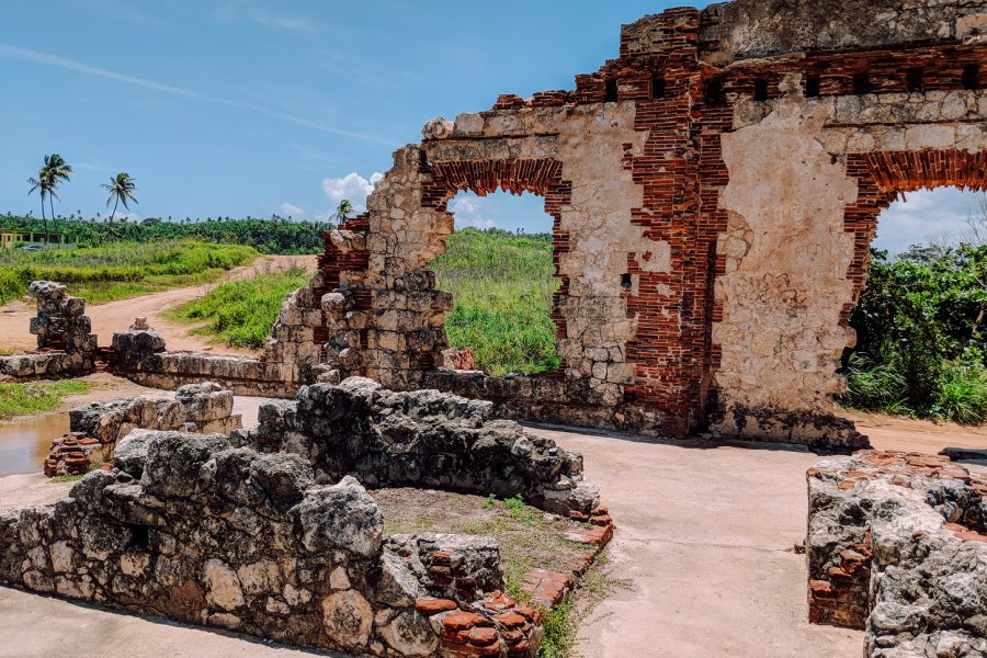 The lighthouse ruins at Punta Borinquen