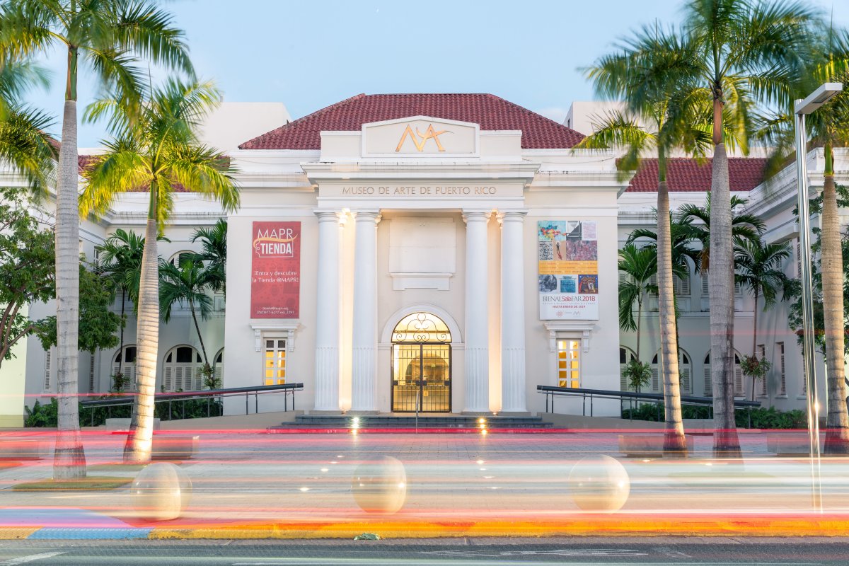 Exterior del Museo de Arte de Puerto Rico.