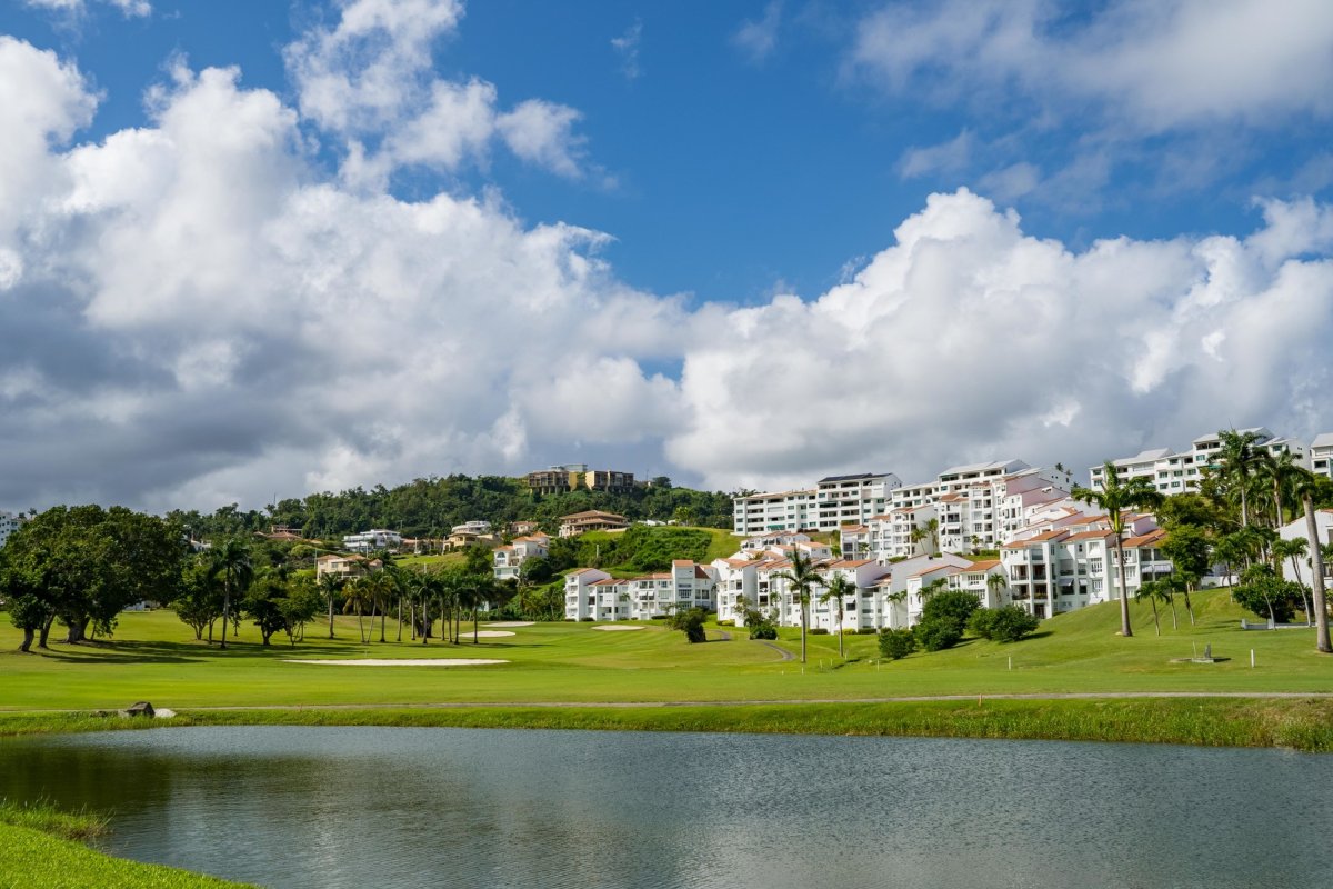 the peaceful and scenic grounds of the Wyndham Grand Rio Mar