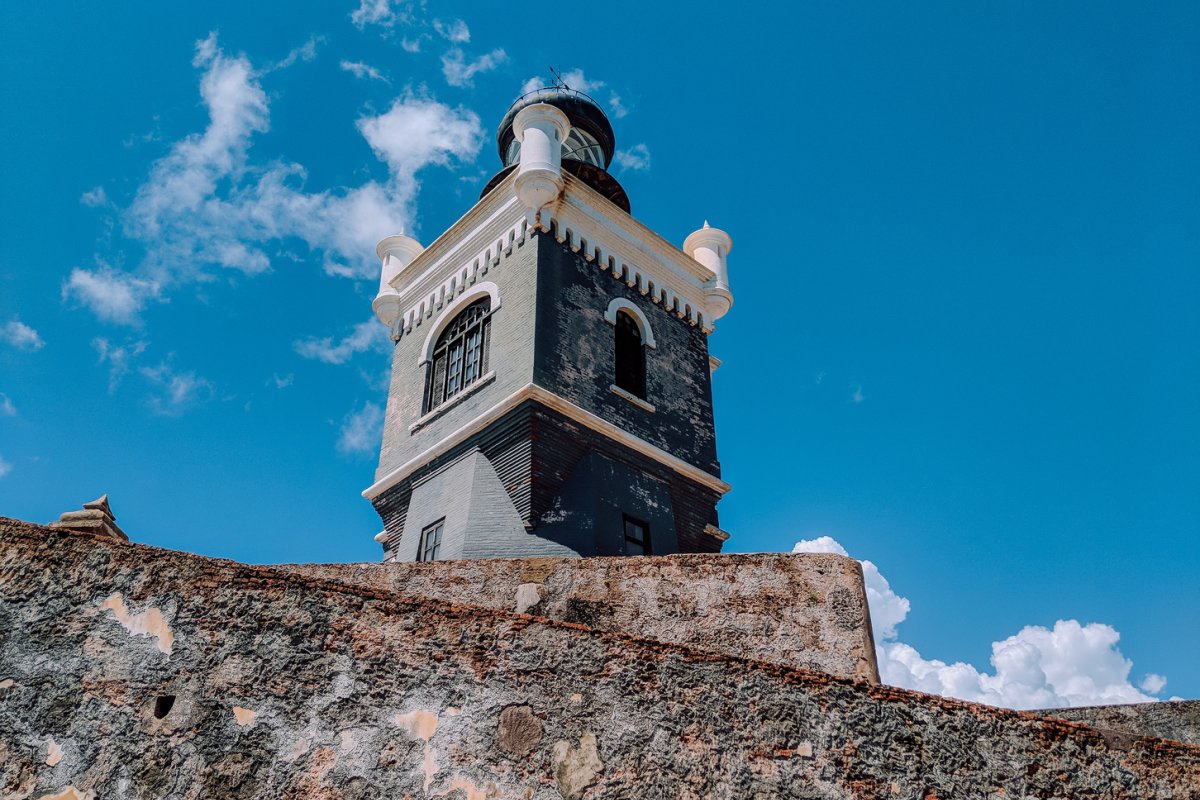 La torre del faro de El Morro