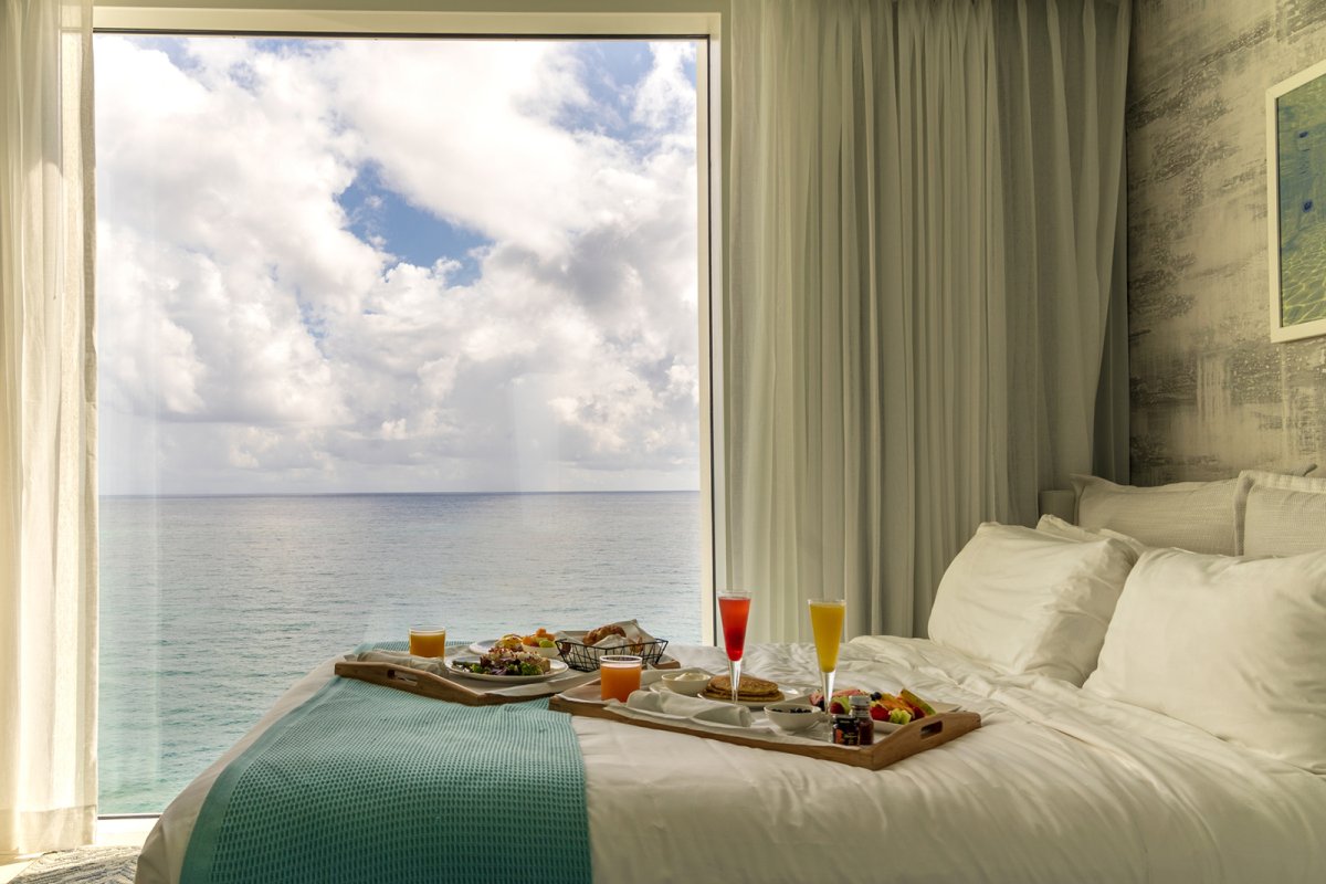 Ocean view from a suite at Condado Ocean Club.