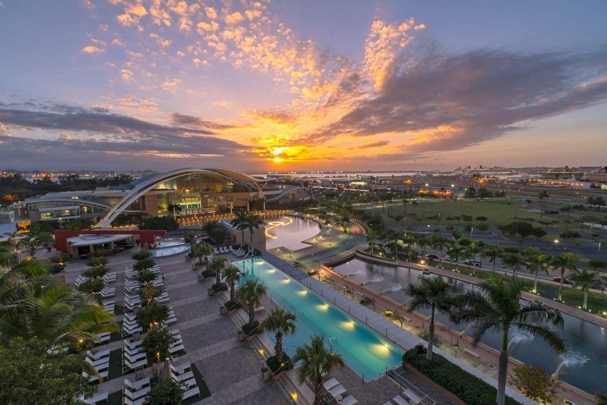 Aerial view of the Sheraton Puerto Rico Hotel & Casino