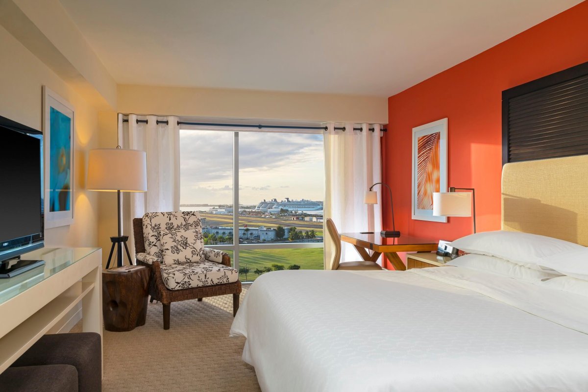 El Sheraton Puerto Rico Hotel & Casino ofrece más de 500 habitaciones.