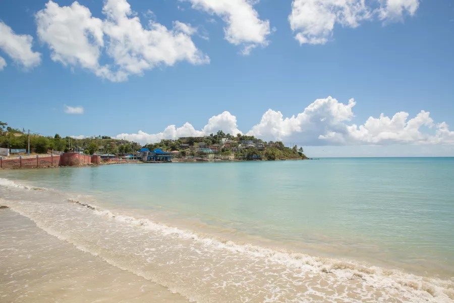 The coastline of Naguabo