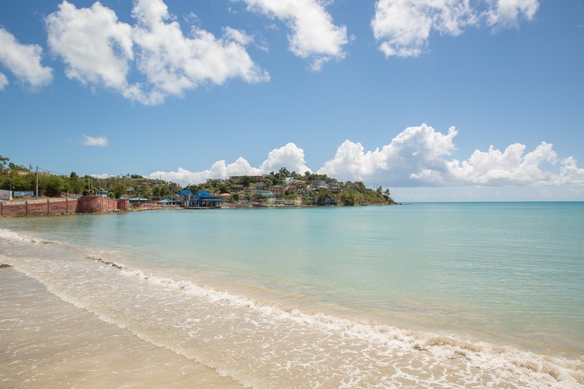 The coastline of Naguabo