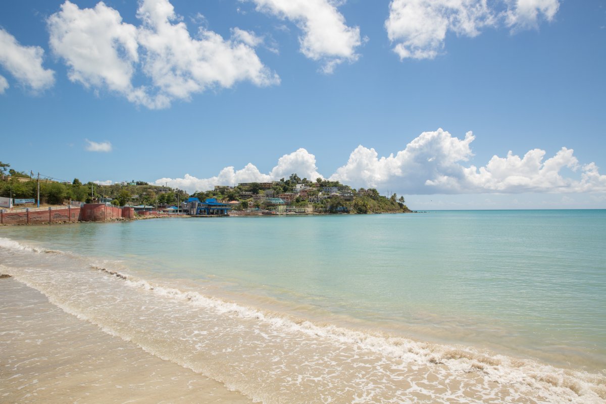 The coastline of Naguabo