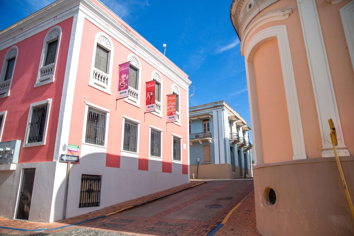 The streets of San Germán. 