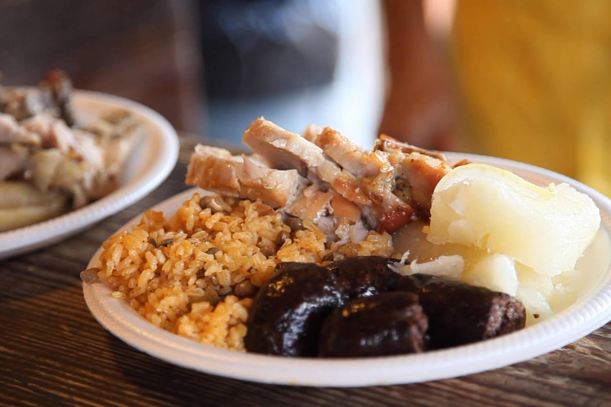 Guavate is famous for its Ruta de Lechon, a windy strip of cafeteria-style restaurants and kiosks that serve up loads of Puerto Rican roasted pork.