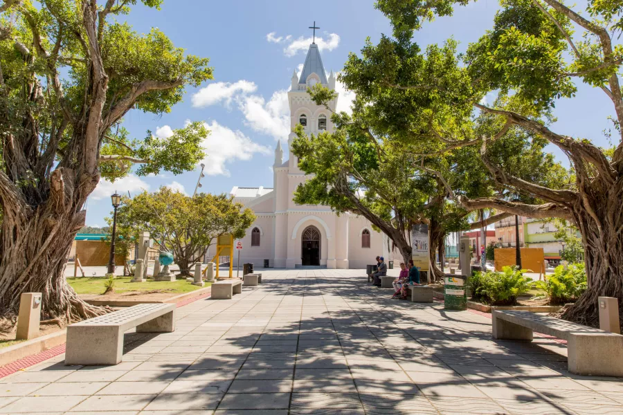 La Concatedral Dulce Nombre de Jesús en Humacao