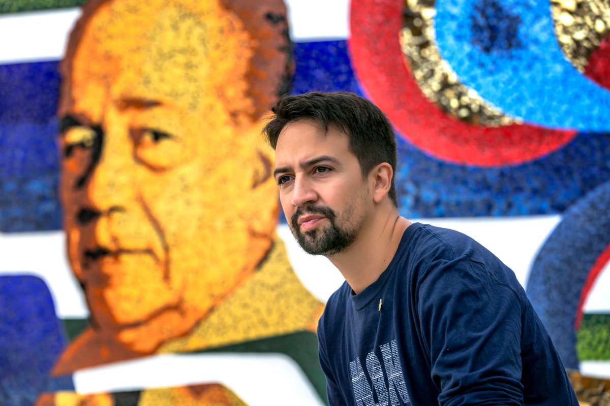 Lin Manuel at La Placita de Guisin