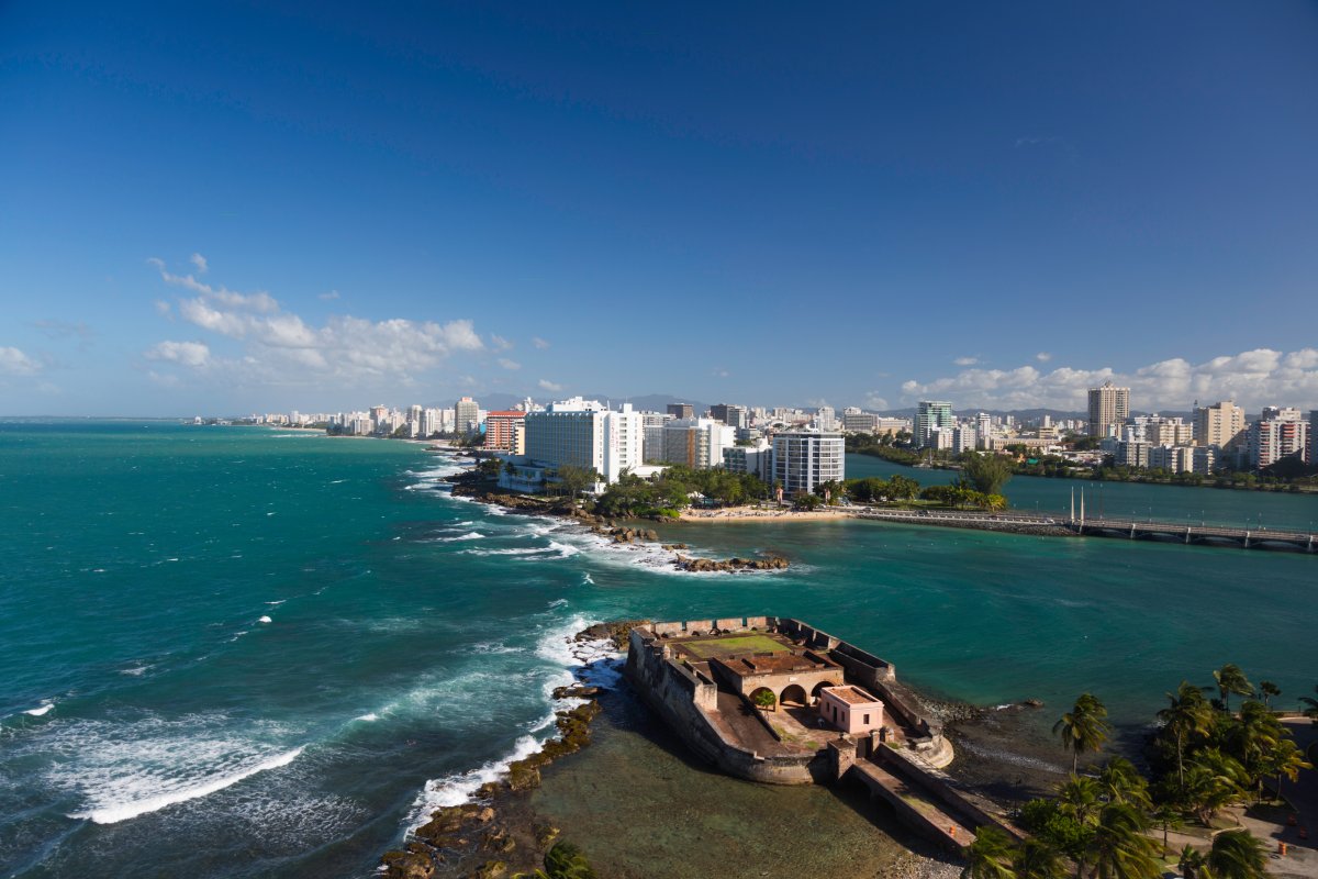 Condado view from Old San Juan