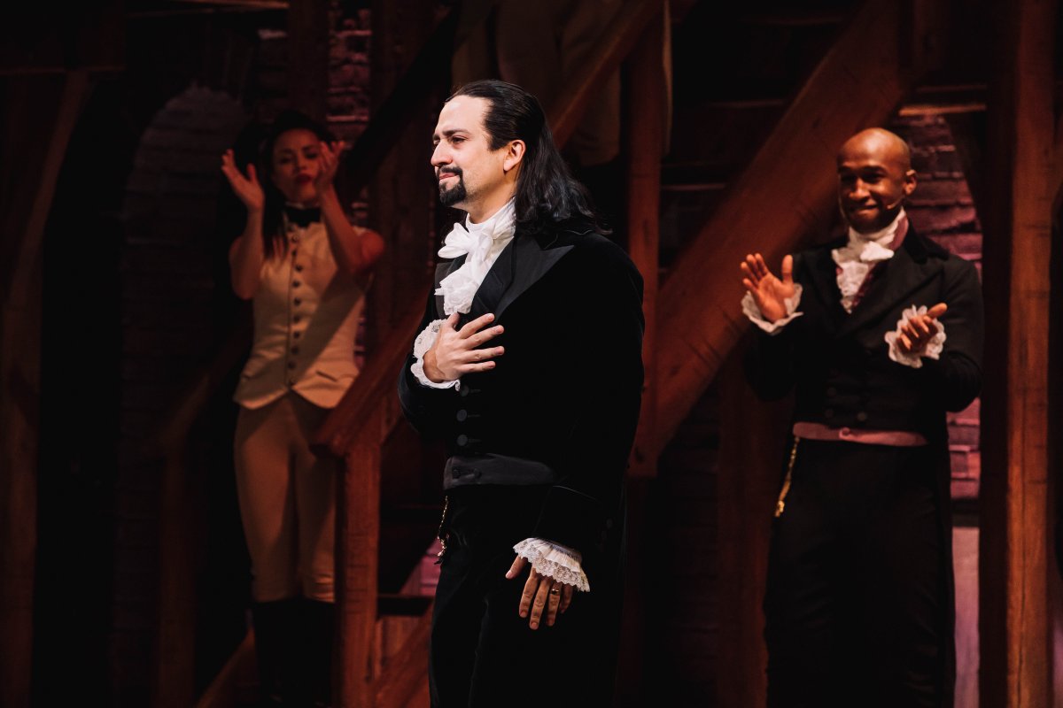 Lin-Manuel reprises his role as Alexander Hamilton