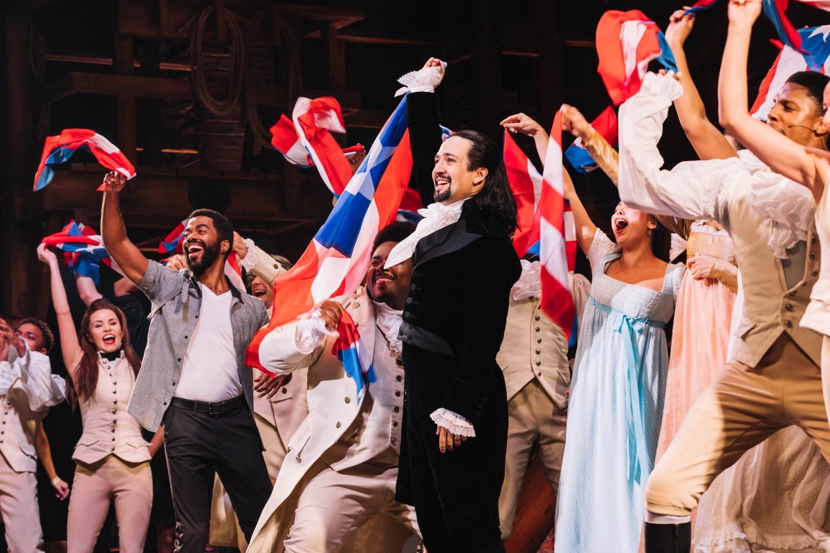 Lin-Manuel Miranda on the closing night of Hamilton in Puerto Rico