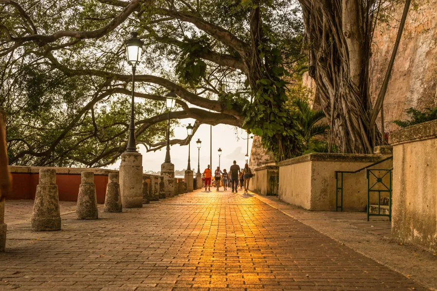 Paseo de la Princesa in Old San Juan.