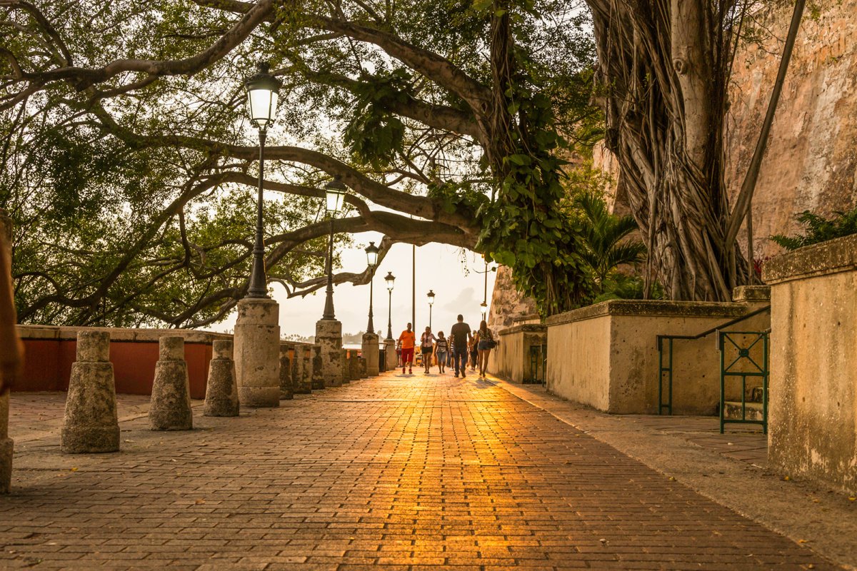 Paseo de la Princesa en Viejo San Juan.