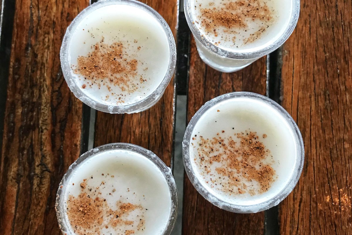 Coquito is a traditional drink around the holidays