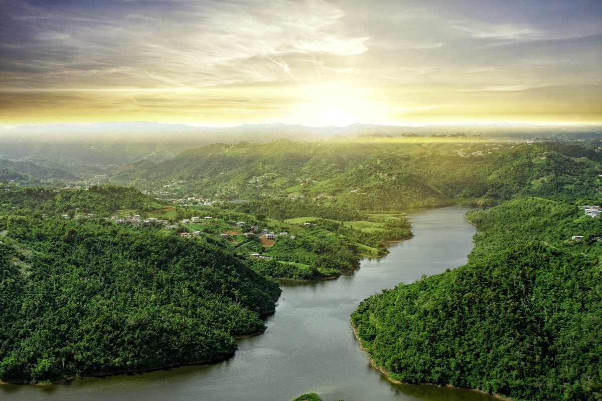 Central Mountains in Puerto Rico.