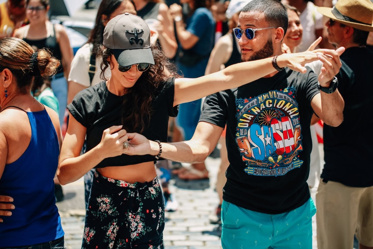 Salsa dancing