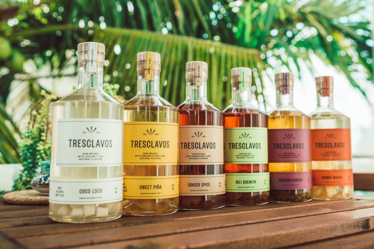 All the flavors of TresClavos Rum from San Juan Artisan Distillers.
