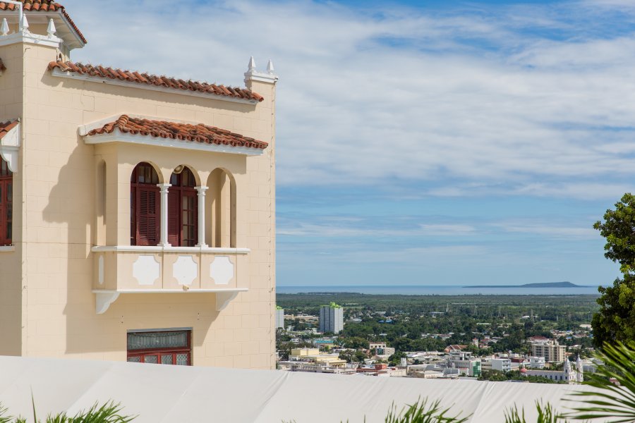 View of the Caribbean Sea from Ponce