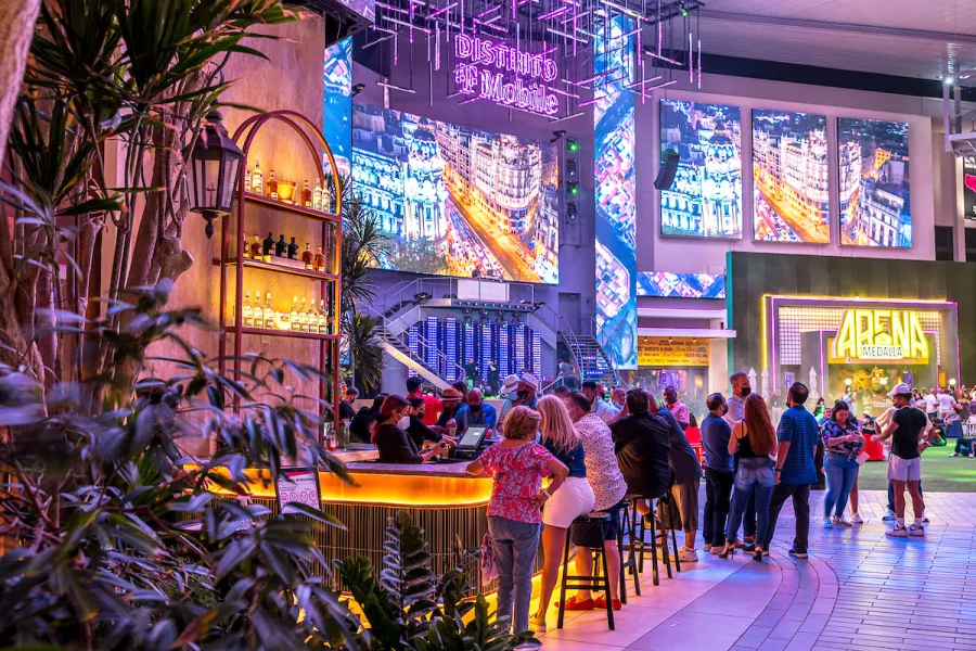 Bar at Distrito T-Mobile