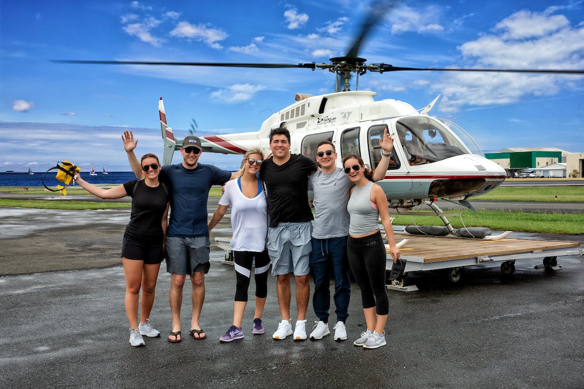 Helicopter tour of Puerto Rico