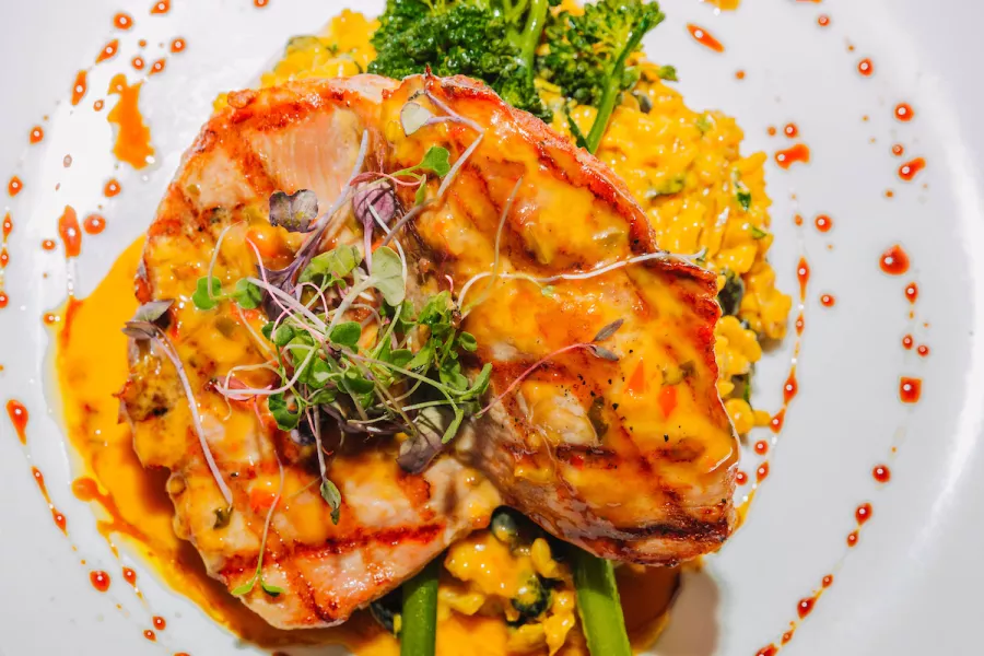 One of the dishes at Princesa Cocina y Cultura, a must-visit spot for authentic Puerto Rican dining in San Juan.