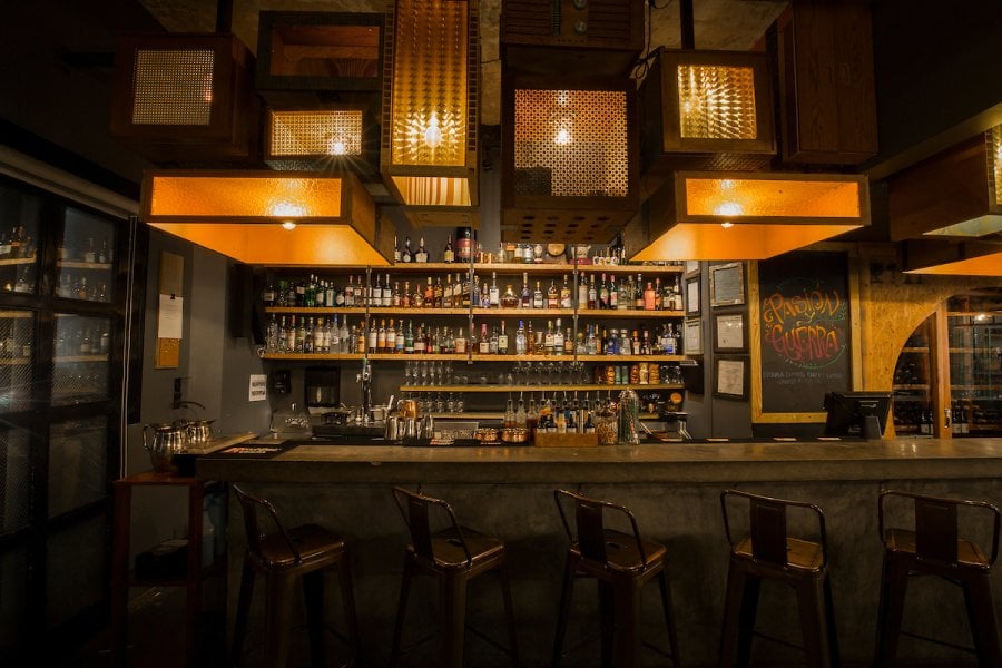 Interior shot of Cocina Abierta, a top San Juan restaurant known for its innovative take on Puerto Rican cuisine.