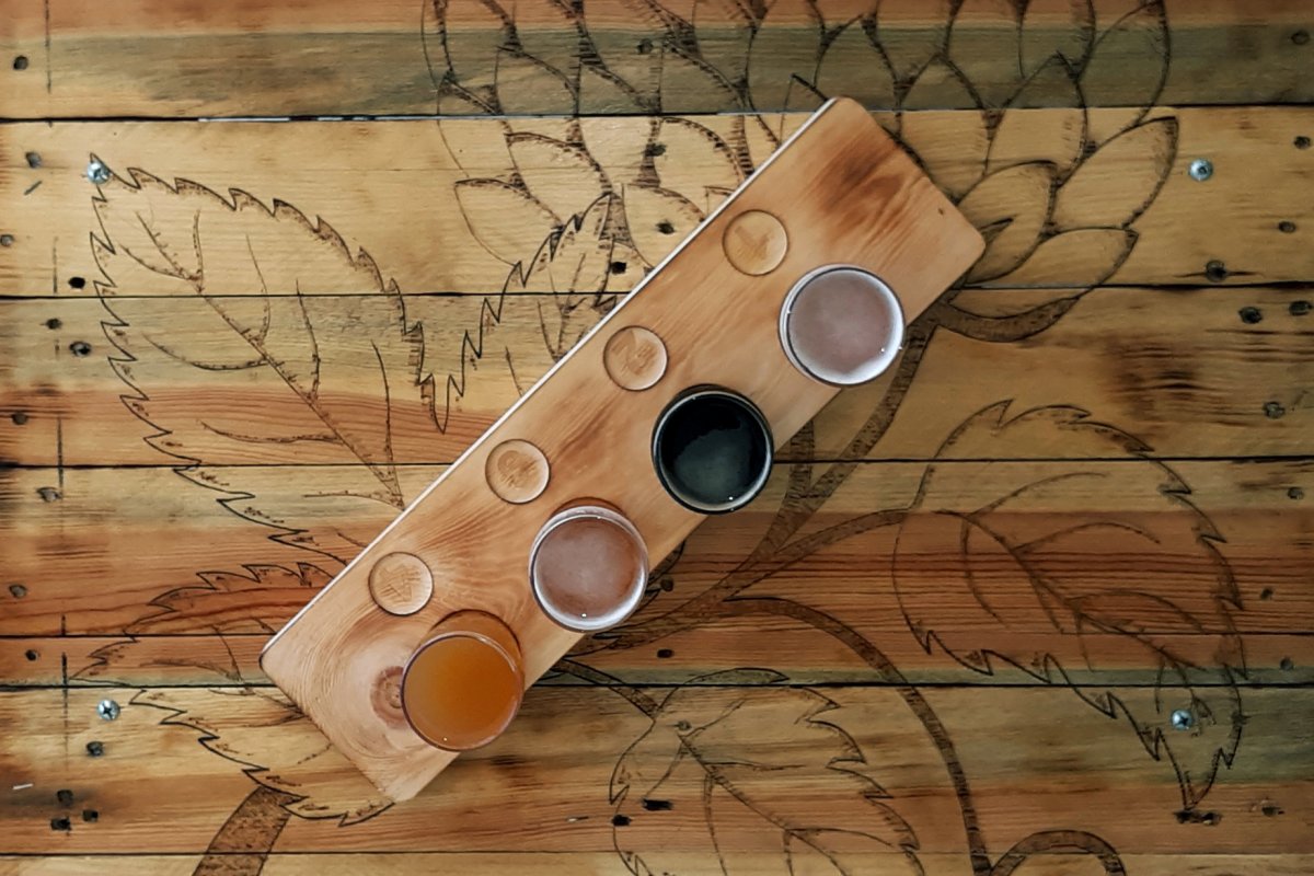Flight of beer